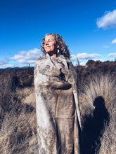 Load image into Gallery viewer, NZ Wool Blanket ~ Single ~ Liquid Amber, Japanese Knotweed, Eucalyptus
