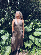 Load image into Gallery viewer, Strappy Dress Leafprinted ~ S ~ NEW
