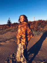 Load image into Gallery viewer, Wool Blanket Wrap/Scarf/Poncho ~ Maple &amp; Gum
