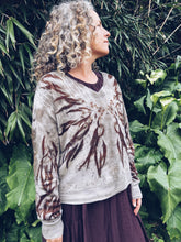 Load image into Gallery viewer, Khaki Firey Eucalyptus Jersey ~ Cashmere Wool ~ L/XL ~ NEW
