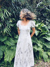 Load image into Gallery viewer, Leafprint Goddess Dress ~ Linen ~ M
