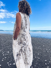 Load image into Gallery viewer, Cream Tiered Dress ~ Linen ~ M/L Wild Botanica
