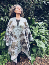 Load image into Gallery viewer, Wearable Wool Blanket Poncho ~ Pastel tones
