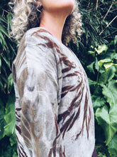 Load image into Gallery viewer, Khaki Firey Eucalyptus Jersey ~ Cashmere Wool ~ L/XL ~ NEW
