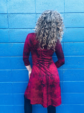 Load image into Gallery viewer, *** Dark Pink Red Dress ~ Merino ~ S
