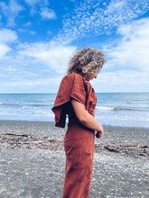 Load image into Gallery viewer, Burnt Orange Dress ~ Linen ~ S/M Wild Botanica
