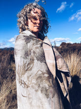 Load image into Gallery viewer, NZ Wool Blanket ~ Single ~ Liquid Amber, Japanese Knotweed, Eucalyptus
