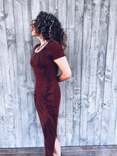 Load image into Gallery viewer, Wild Botanical Brown dress ~ Cotton ~ XS ~ NEW
