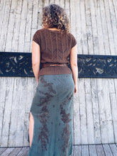 Load image into Gallery viewer, Eucalyptus Knitted Maxi Skirt ~ Cotton ~ XS
