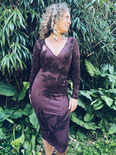Load image into Gallery viewer, Wild &amp; Earthy Purple Dress ~ Merino ~ S/M Homegrown Botanica
