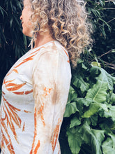 Load image into Gallery viewer, Thread Journeys Firey Eucalyptus Long sleeve ~ Merino ~ L ~ NEW
