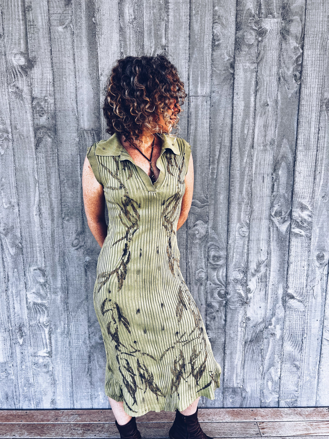 Wild Green Dress ~ Viscose ~ M ~ NEW