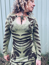 Load image into Gallery viewer, Wild Eucalyptus Green Dress ~ Merino ~ XXS-S ~ New
