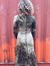 Load image into Gallery viewer, Thread Journeys Khaki Dress ~ Merino ~ S ~ NEW Homegrown Botanica
