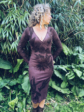 Load image into Gallery viewer, Wild &amp; Earthy Purple Dress ~ Merino ~ S/M Homegrown Botanica

