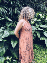 Load image into Gallery viewer, Brown Summer Dress ~ Linen ~ S/M Homegrown Botanica
