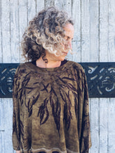 Load image into Gallery viewer, Thread Journeys Draped Shawl Khaki ~ Merino ~ One Size
