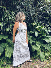 Load image into Gallery viewer, Leafprint Mermaid Dress ~ Linen ~ M
