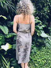 Load image into Gallery viewer, Grey Strappy Dress ~ Linen ~ S/M Wild Botanica
