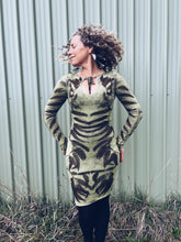 Load image into Gallery viewer, Wild Eucalyptus Green Dress ~ Merino ~ XXS-S ~ New
