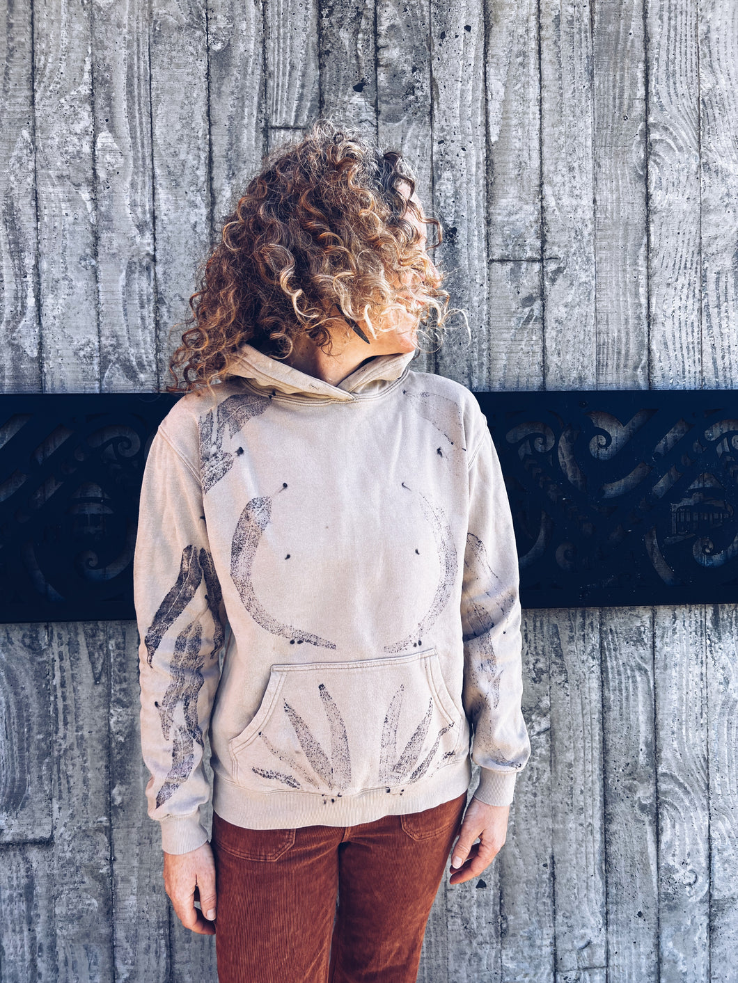 Gum Grey Hoody ~ Cotton ~ M/L