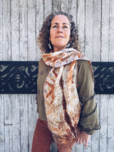Load image into Gallery viewer, The Merino Silk Whisper Scarf ~ Onion Skins
