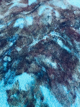 Load image into Gallery viewer, Plant Dyed Turquoise 100% Wool Blanket ~ Queen
