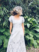 Load image into Gallery viewer, Leafprint Goddess Dress ~ Linen ~ M
