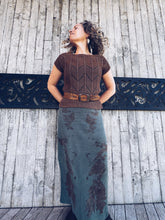 Load image into Gallery viewer, Eucalyptus Knitted Maxi Skirt ~ Cotton ~ XS
