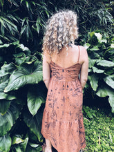 Load image into Gallery viewer, Brown Summer Dress ~ Linen ~ S/M Homegrown Botanica
