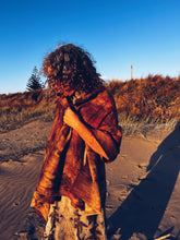 Load image into Gallery viewer, Wool Blanket Wrap/Scarf/Poncho ~ Maple &amp; Gum
