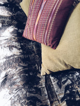 Load image into Gallery viewer, Dark &amp; Earthy Plant Dyed 100% Wool Blanket ~ Single
