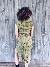 Load image into Gallery viewer, Wild Green Dress ~ Viscose ~ M ~ NEW
