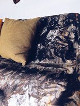 Load image into Gallery viewer, Dark &amp; Earthy Plant Dyed 100% Wool Blanket ~ Single
