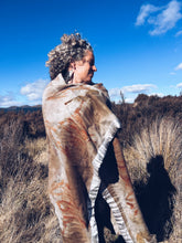 Load image into Gallery viewer, NZ Wool Blanket ~ Small ~ Walnut &amp; Liquid Amber
